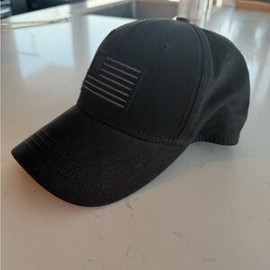 New Unisex Black Cap with USA Flag Patch